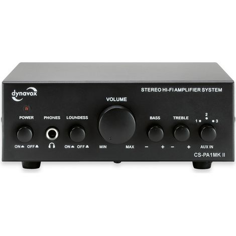 Amplificateur compact DYNAVOX CS-PA1 MK II, noir