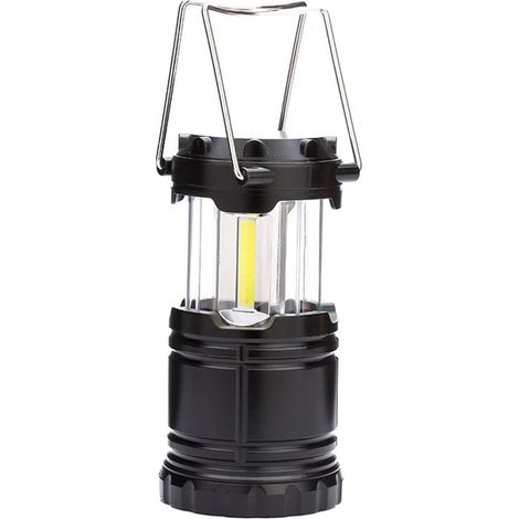 4 Pièces Mini Lampe de COB LED Lanterne Portable TelescopiqueTorch Lampe de Camping Étanche Lumière de Secours Alimentée,B (1/5)