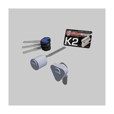 COPPIA CILINDRI ESTERNI 'K2' SECUREMME 15 mm - SECUREMME