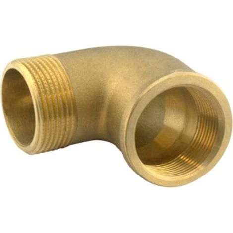 Coude en laiton mâle - femelle - 3/8", GENIL
