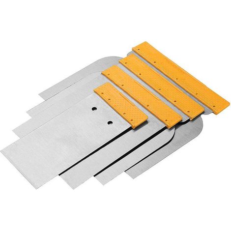 SPATOLE SENZA MANICO SET 4PZ 50-80-100-120MM TOLSEN