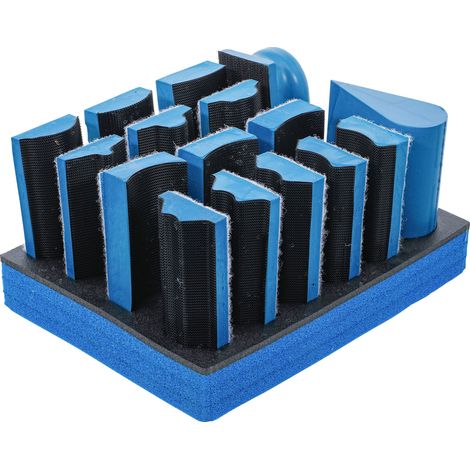 Bloque de lijado bgs espuma poliuretano 100 x 40 mm (1/4)