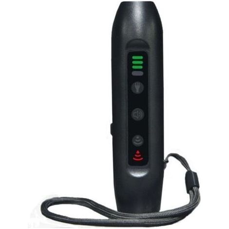 Repulsif a ultrasons pour chien a 3 modes, dispositif d'entrainement de chien rechargeable portable avec lampe de poche intelligente a haute luminosite, dispositif de dressage de chien avec ind