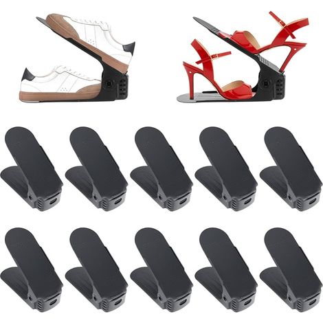 10pcs Rangement Chaussure Range Chaussures Gain De Place Organisateur (1/5)