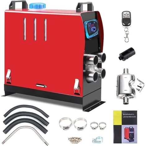 Chauffage de Voiture d'air diesel 12v 8kw Réchauffeur de voiture d'air (Avec écran LCD bleu (1/5)