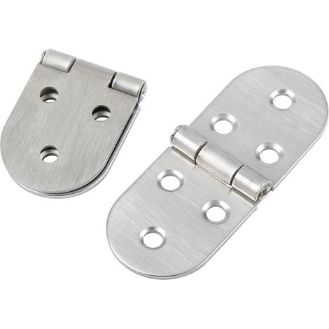 Charnières de table pliantes en acier inoxydable, ouverture à 180 degrés pour bureaux, armoires et fenêtres, ensemble de quincaillerie durable