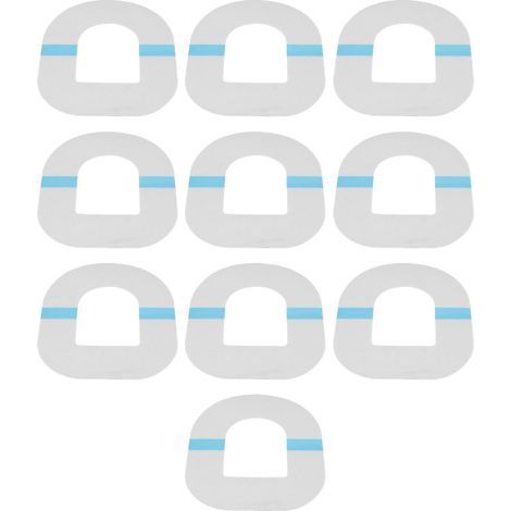 10 Stück professionell vorgeschnittene, flexible Klebepatches zur Befestigung von Sensoren (1/5)