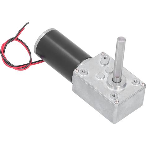 Moteur Réducteur DC 24V 80 Tours par Minute avec Frein Autoblocant Miniature