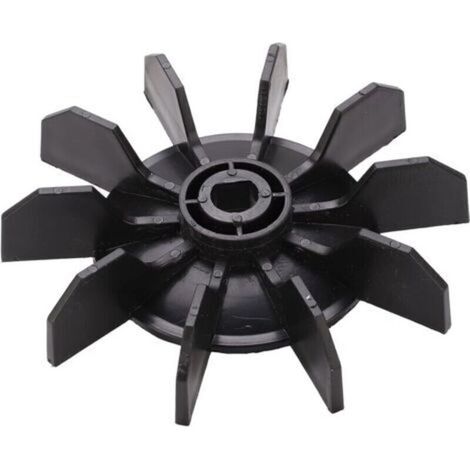 Roue de ventilateur moteur électrique, petit compresseur d'air pale de ventilateur accessoires pour Direct on Line Moteur compresseur d'air comprimé 14 mm Arbre 135 mm Diamètre extérieur
