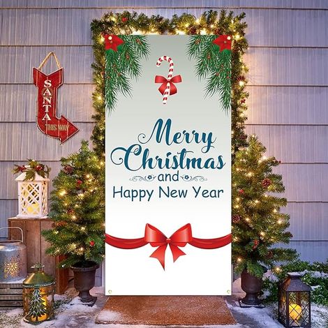 Decorazioni Natalizie Banner Natale Porta 185x90 cm (1/5)