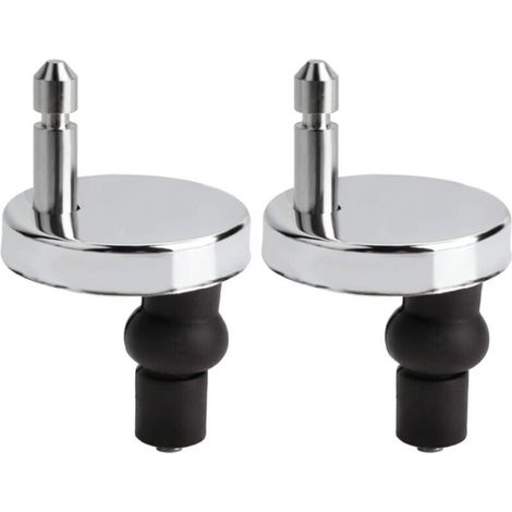 Set mit 2 universellen WC-Sitzbefestigungen, Klapp-WC-Sitz, WC-Deckel, WC-Sitzbefestigungen, Ersatz-WC-Sitzbefestigungen, WC-Sitzbefestigungen