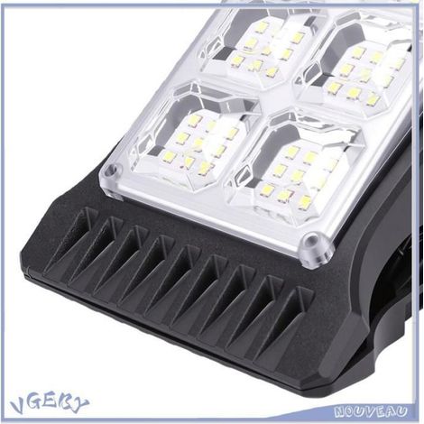 Lampe Solaire À Clipser - Capteur De Mouvement - Pour Extérieur Patio Jardin - 1 Pièce (1/5)