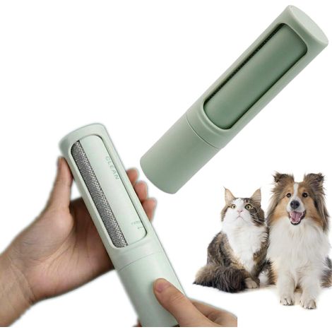Portable ABS Electrostatic Dog Hair Dust Brush for Home and Hotel (1/4)