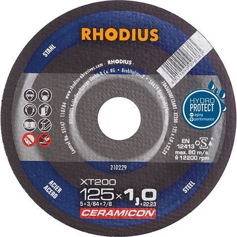 Disco Di Taglio Xt200 125 X 1,0 Millimetri Rodio (25)