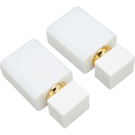 Flacon vaporisateur en verre doré 30ml, lot de 2 - Récipient vide grand format pour parfum (1/5)
