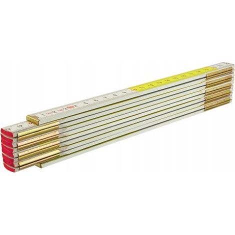 Mètre pliant modeco mn-80-152 bois 2 m précis (1/3)
