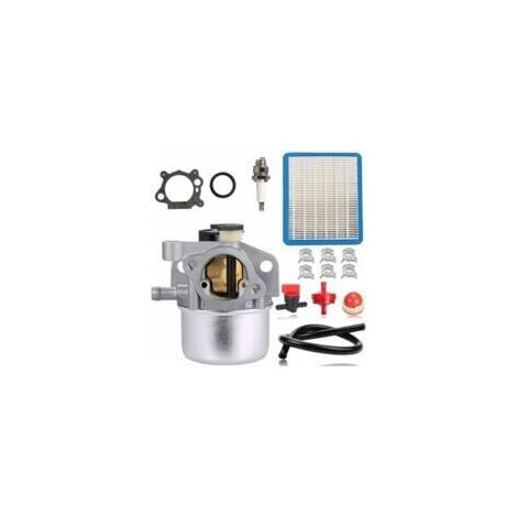 Carburador para Briggs & Stratton 799871 799866 790845 796707 794304 Toro Recycler 22'' Piezas de motor para cortacésped Craftsman con filtro de aire y línea de combustible de cebado
