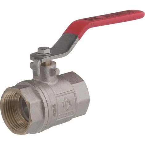 V谩lvula de bola BSP 2x hembra 1" + mango de acero inoxidable UNIVERSAL KS1FKR (1/3)