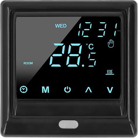 Thermostat intelligent avec écran tactile LCD, application de contrôle à distance et Bluetooth, compatible AC85V-250V. (1/5)