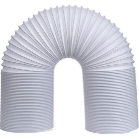 Tuyau d'Évacuation d'air Flexible Portable Diamètre 15 cm Climatiseur Mobile Tuyau en PP Meilleure Ductilité 300 cm (1/3)