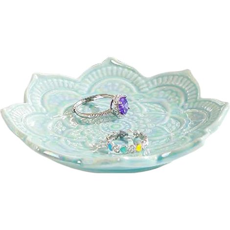 Plateau à bijoux en céramique, plat à bijoux Plateau à élégant et (1/5)