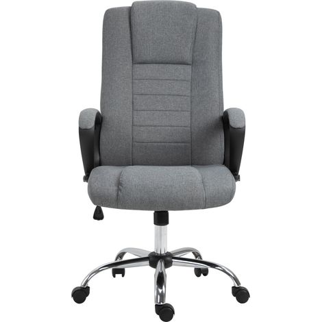 Siège de bureau ergonomique basculant réglable en hauteur et inclinaison 62x76x110-119 cm