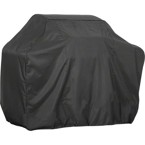 Housse de barbecue noire 80 x 66 x 100 cm – Imperméable, résistante aux UV et aux intempéries, facile à installer (1/5)