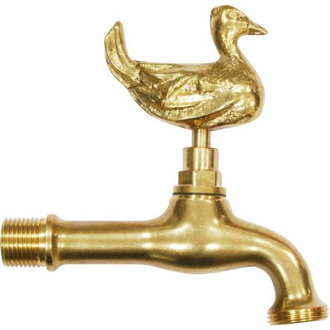 Tiergartenhahn Duck M15x21 männliche Nase 20x27 mit Rosette geliefert Boutté