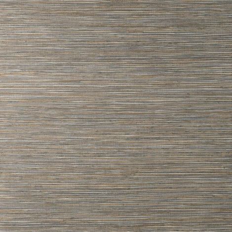 Crown Grasscloth Luxury Textured Wallpaper Stone Grey Metallic Feature Wall (1/4)