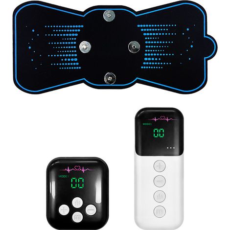 Nouveau patch de massage chauffant intelligent pour la nuque, mini-patch de massage à impulsions EMS, masseur portable pour les épaules et la nuque-AquaForge