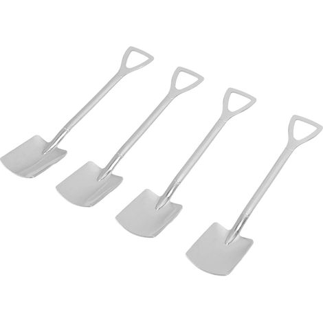 Cuillère-pelle mignonne en acier inoxydable, matériau innovant de qualité alimentaire, réutilisable, pour la pâtisserie, le sucre et les gâteaux, idéale pour la maison et les cafés. Cuillère-pelle qua (1/5)