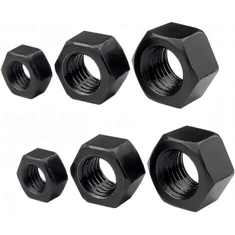 Pair 20 Pièces Écrou Hexagonaux M3.5, Les Écrous, Noir Écrous Hexagonaux, Fixation D'écrou, Pour Le Boulonnage et L'écroutage, Le Maintien D'objets en Place (1/5)