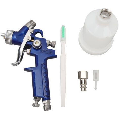 Pistolet de pulvérisation d'air HVLP, alimentation par gravité, pulvérisateur de peinture pneumatique, outil de pulvérisation pour bois, métal et plastique (1/5)