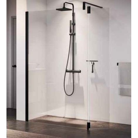 Panneau latéral Giada H GIADAH100 réversible 98-100x195cm blanc transparent ESG