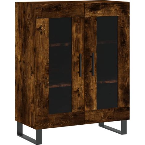 Buffet credenza cassettiera armadio mobile contenitore organizer per cucina soggiorno salotto 69,5 x 34 x 90 cm legno ingegnerizzato marrone 020031057
