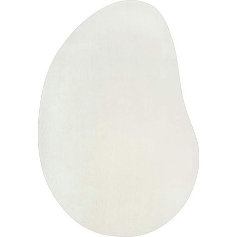 Alfombra Crema 120 x 170 cm Poliéster vidaXL (1/5)