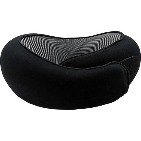 Oreiller de voyage en forme d'escargot, respirant et confortable, idéal pour la voiture ou le bureau.