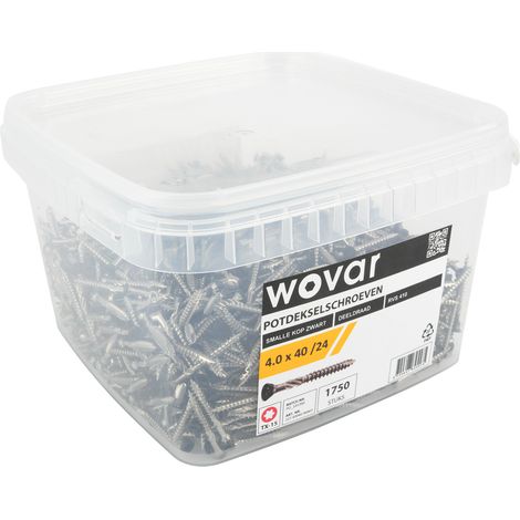 Seau-avantage Vis potdeksel Noir Inox 410 4,0 x 40 mm Torx 15