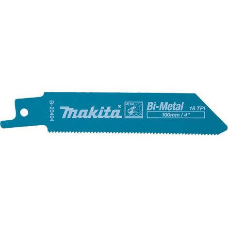 Makita Reciproblatt BIM 100/18Z 80 mm, Metall 1,5-4mm, 0,9mm, 5 Stk., gewellt
