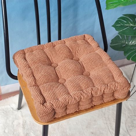 Coussin De Sol - Rembourrage En Grains De Maïs - Tissu Velours Côtelé Épais - Pour Lecture Jeux De Société Tatami - 1 Pièce (1/5)