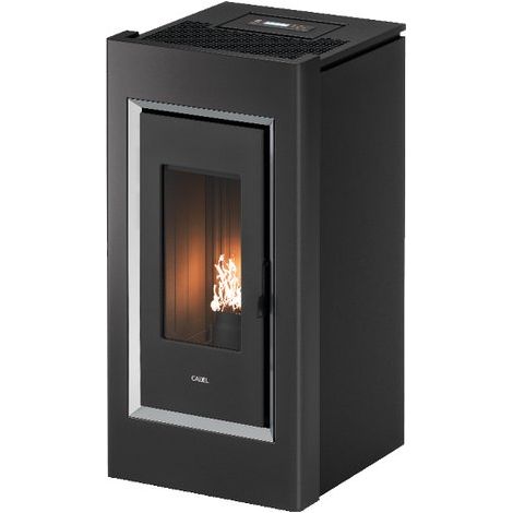 Cadel Prince Plus 11 Libera installazione Pellet Antracite, Nero