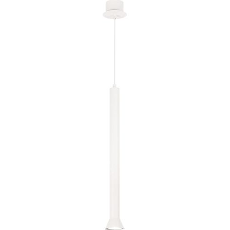 Lampada a sospensione in metallo verniciato Bianco LILA Grande D6,6 cm (1/3)