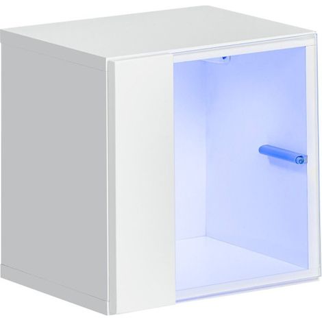 Bloc Mural LED Design "Switch V" 30cm Blanc (1/4)