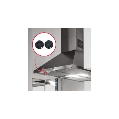Lot de 2 filtres charbon 481249038013 akr886 akr887 akr963ix hooc00s hooc00w hooc01s hooe00s hotte whirlpool akr989