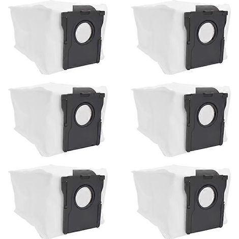 Lot de 6 sacs à poussière de rechange pour aspirateur Dreame Bot X40 / X40 Pro / X40 Ultra (sacs à poussière non tissés) (1/5)