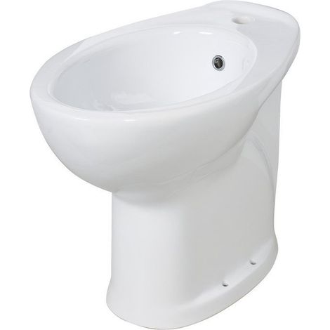Bodenmontiertes Bidet für Menschen mit Behinderung aus Vitreous in Weiß – Idral Easy 10207 (1/5)