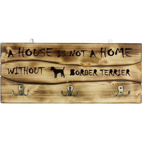 Border Terrier - gruccia con cane, espositore per medaglie, decorazione per la casa di Art-Dog (1/5)