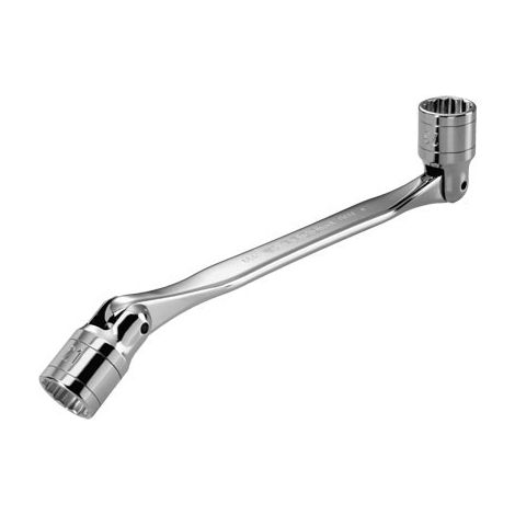 Clé à douilles double articulée FACOM 66A.14x15 14x15 mm Chrome (1/2)