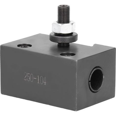 Porte-outil AXA 250-104 à changement rapide, support en acier haute teneur en carbone pour fraiseuse CNC, compatible outils 6-12 pouces (1/5)