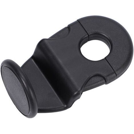 Ahlsen Confezione da 1 Ganci per poggiatesta del sedile auto con passanti in paracord, appendiabiti universale anti-allentamento, organizer per borse (1 confezione, nero) (1/5)